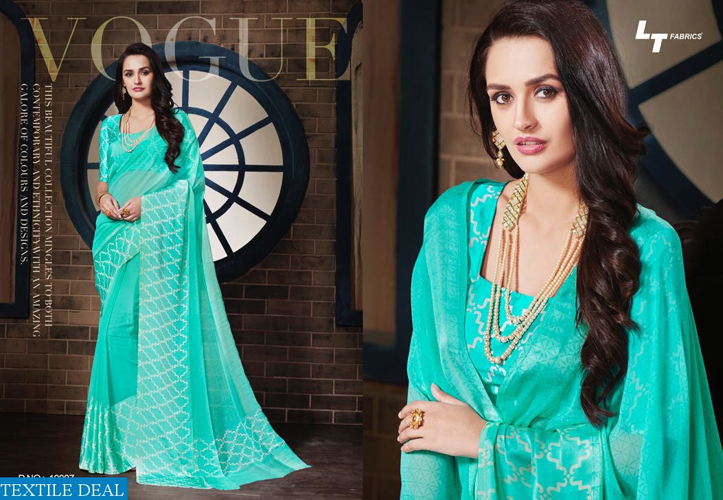 LT Glitz Wholesale Satin border Ethnic Saree